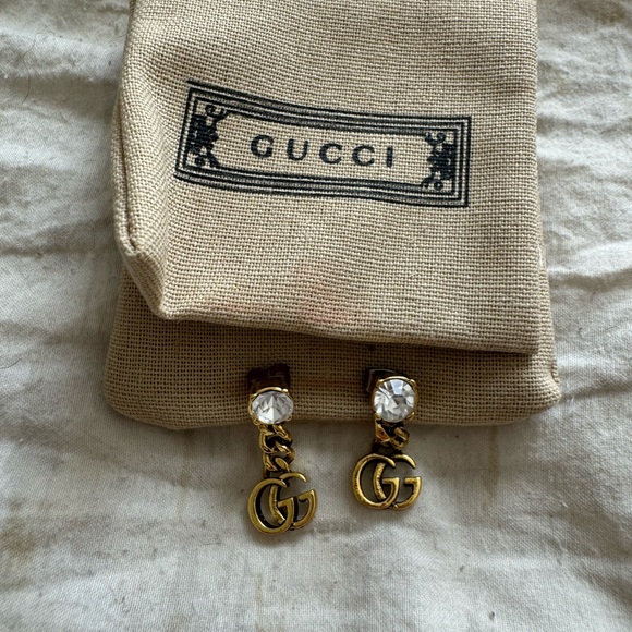 Double G Drop Earrings (bag not included) - Picture 7 of 7